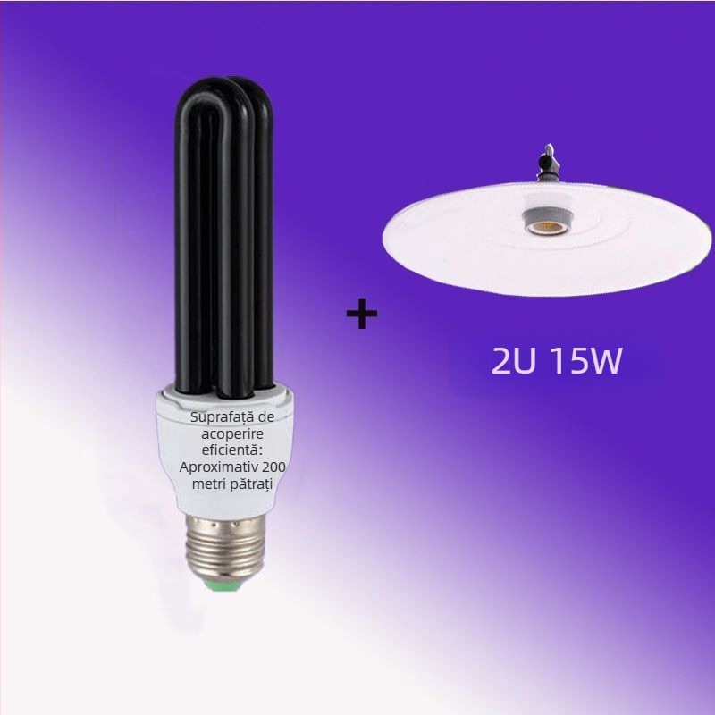 Lampă electrică pentru capturarea insectelor în exterior (acoperire 10 m²; omor cu șoc electric manual; fără baterie încorporată)