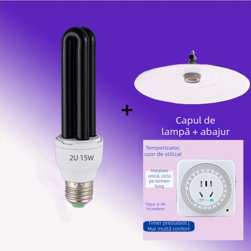 Lampă electrică pentru capturarea insectelor în exterior (acoperire 10 m²; omor cu șoc electric manual; fără baterie încorporată)