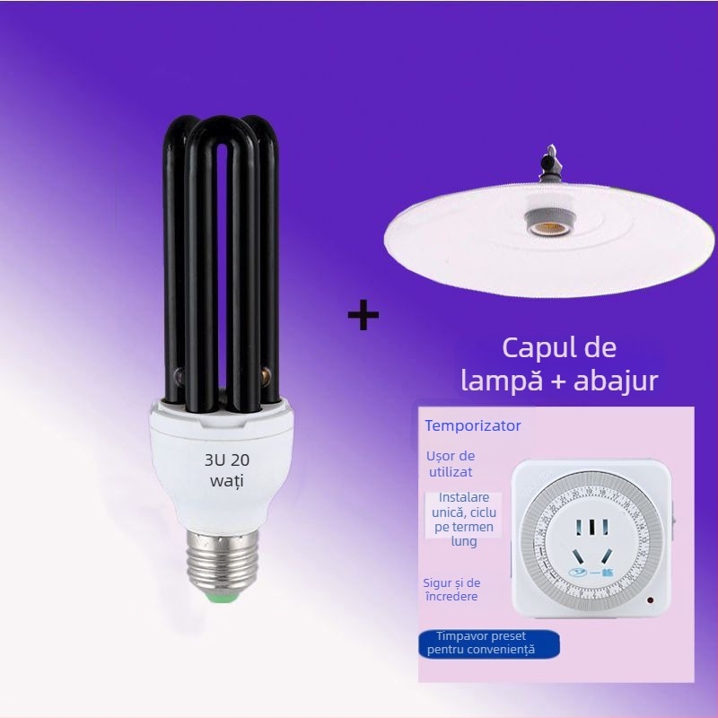 Lampă electrică pentru capturarea insectelor în exterior (acoperire 10 m²; omor cu șoc electric manual; fără baterie încorporată)