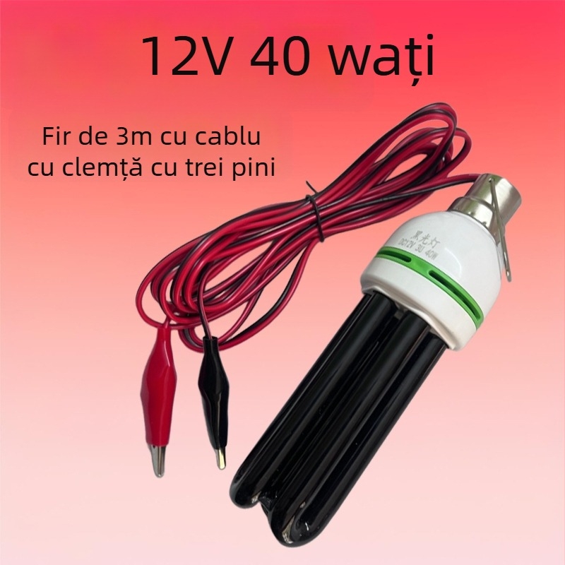 Lampă electrică pentru capturarea insectelor în exterior (acoperire 10 m²; omor cu șoc electric manual; fără baterie încorporată)