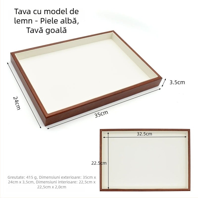Suport pentru bijuterii din lemn cu grilaj, tavă de afișare pentru cercei, inele, coliere și brățări