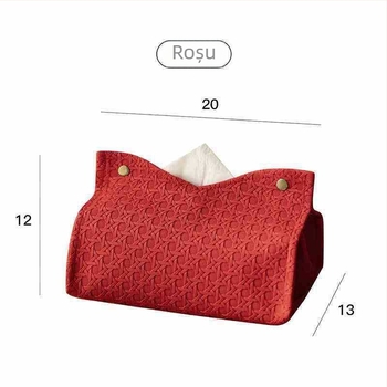 Cutie pentru șervețele din piele, impermeabilă și multifuncțională, model: husă pentru șervețele, stil modern minimalist, potrivită pentru mașină, sufragerie și baie