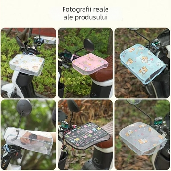 Mănuși tricotate de vară pentru ghidon – adulți, unisex, pentru bicicletă/motocicletă, respirabile