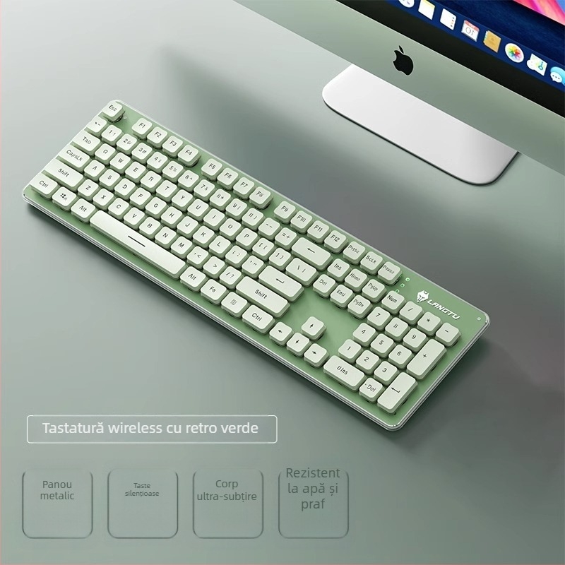 Tastatură cu fir L1, senzație mecanică, 104 taste, iluminare monocromă, model L1