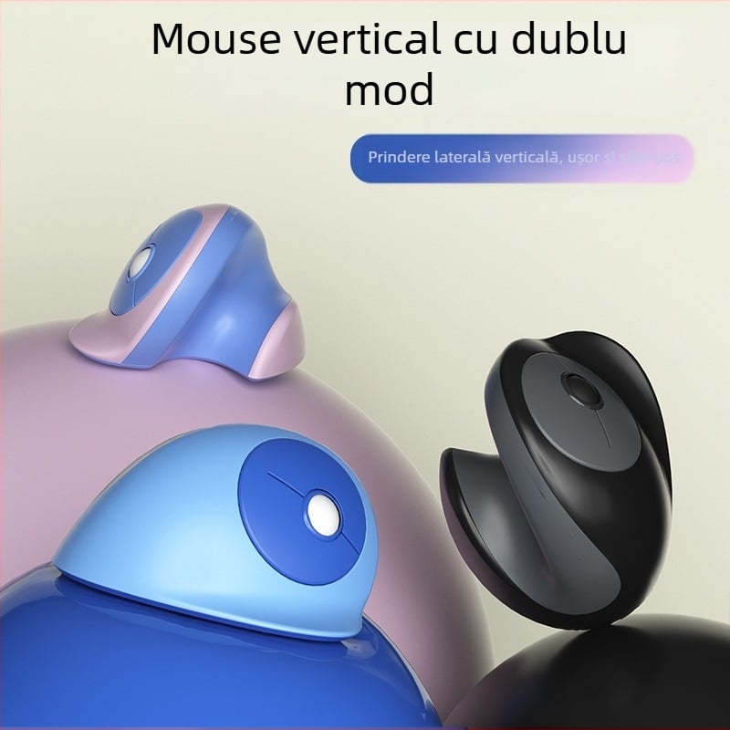 Mouse vertical ergonomic, Bluetooth wireless, dual-mode, 4 butoane, model 891, brand Showing Thai Star
