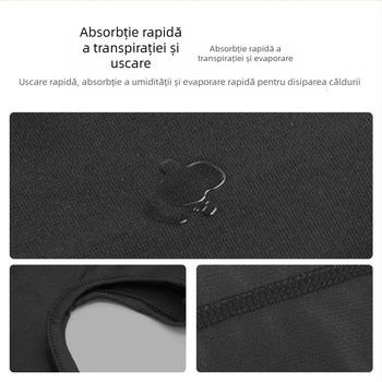 Mască pentru ciclism - glugă elastică cu protecție solară, poliester, unisex, brand Denuan