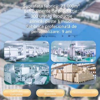 Prosoape de față și de baie, de unică folosință, montate pe perete, din fibră de viscose 100%, îngroșate, absorbție 0–5 s