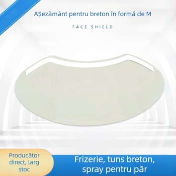 Adezive pentru frunte în formă de M – de unică folosință, transparente, pentru vopsirea părului, protecție frontală curbată