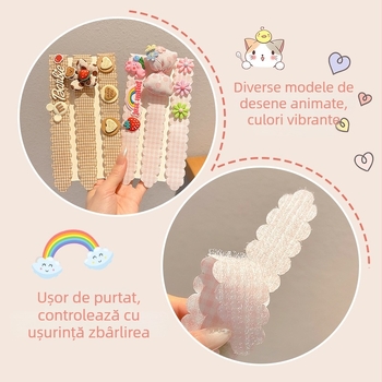 Bandă pentru păr pentru copii, textil, stil desen animat, origine Yiwu, iarnă 2025