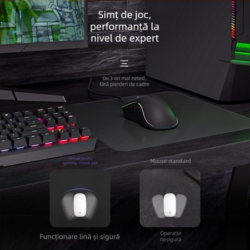 Pad pentru mouse din TPU — antiderapant, cu o singură față, personalizabil pentru Esports și birou.