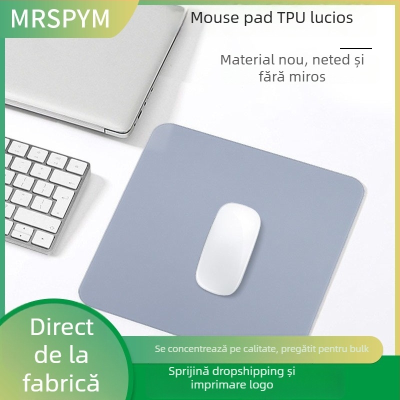 Pad pentru mouse din TPU — antiderapant, cu o singură față, personalizabil pentru Esports și birou.