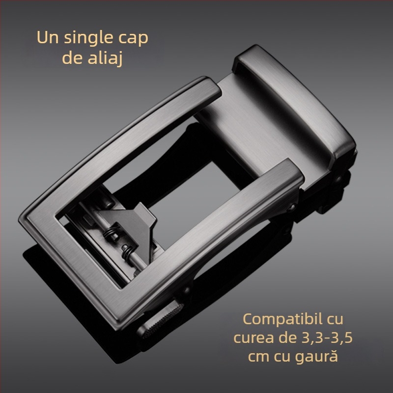 Cataramă automată pentru curea bărbați – aliaj, formă dreptunghiulară, stil business