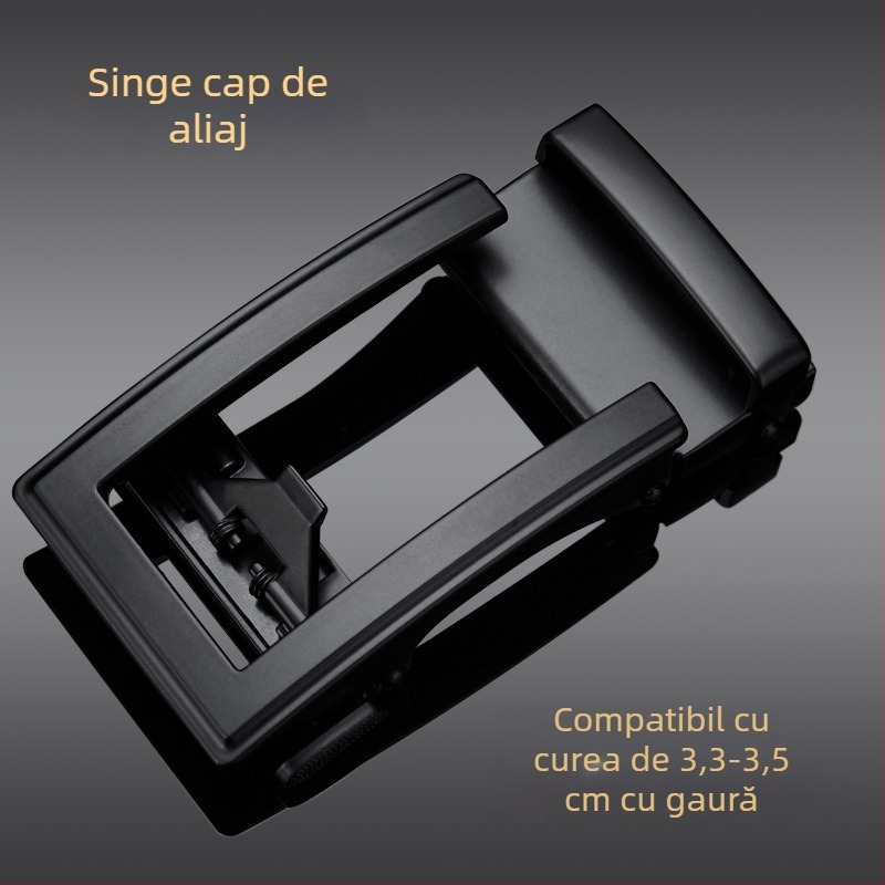Cataramă automată pentru curea bărbați – aliaj, formă dreptunghiulară, stil business