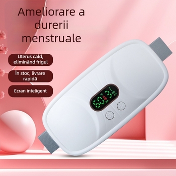 Bandă talie Warm Palace N6 – masaj pentru talie cu compresie caldă și vibrații, 4 trepte, 45–65°C, alimentare reîncărcabilă