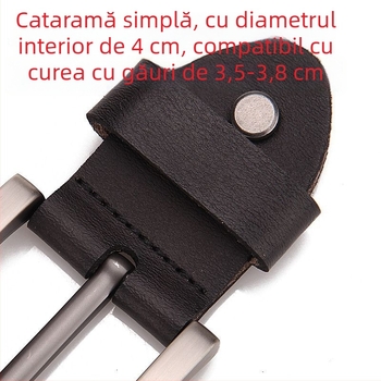 Cataramă pentru curea din aliaj – închidere cu șiret, oțel inoxidabil, lățime subțire <2 cm