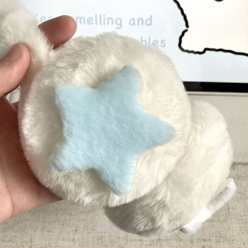 Protecții pentru urechi din pluș pentru iarnă, ciclism în aer liber — unisex adulți, model geometric, mențin căldura