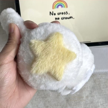 Protecții pentru urechi din pluș pentru iarnă, ciclism în aer liber — unisex adulți, model geometric, mențin căldura