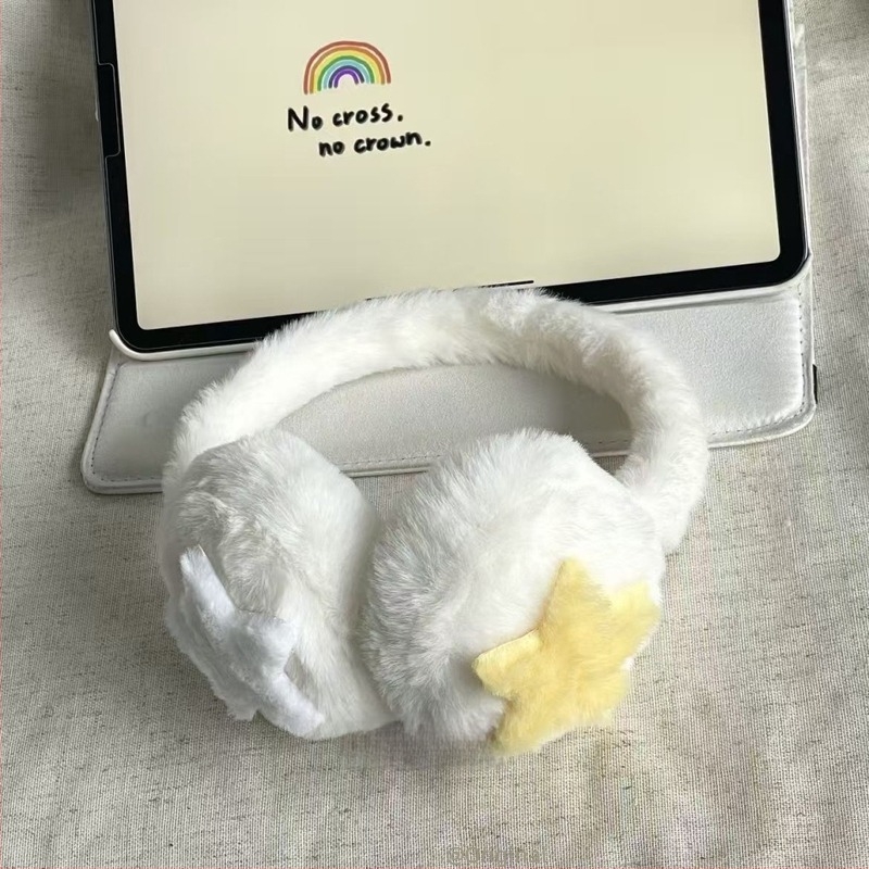 Protecții pentru urechi din pluș pentru iarnă, ciclism în aer liber — unisex adulți, model geometric, mențin căldura