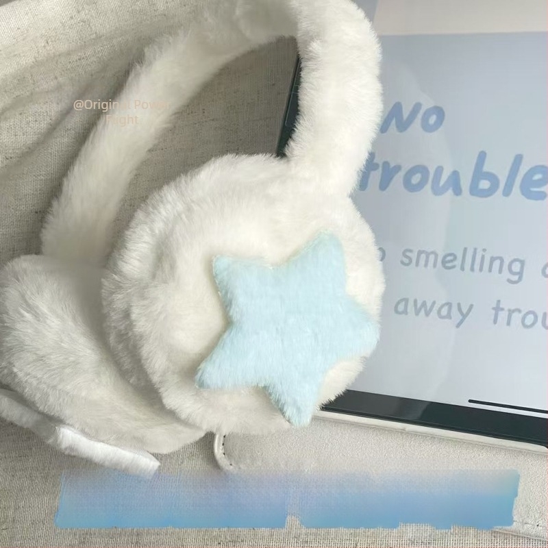 Protecții pentru urechi din pluș pentru iarnă, ciclism în aer liber — unisex adulți, model geometric, mențin căldura