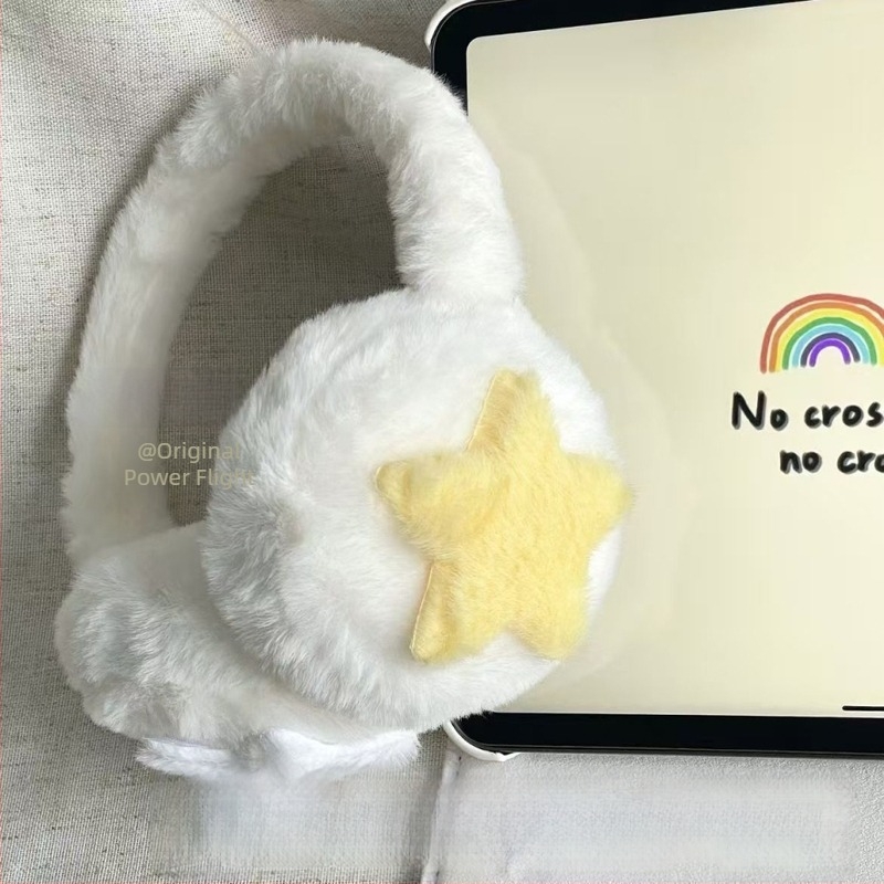 Protecții pentru urechi din pluș pentru iarnă, ciclism în aer liber — unisex adulți, model geometric, mențin căldura