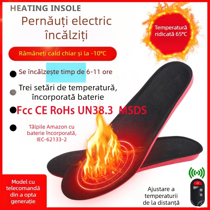 Tălpi încălzite pentru pantofi (Material: Oslai Foam; Tip talpă: talpă întreagă; Model: XD-0454; Dimensiuni: 230–303 mm; Potrivite pentru: universal)