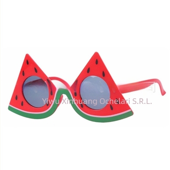 Ochelari de soare cu design drăguț de pepene pentru vară, unisex, ramă completă, material PC, model 067, brand Feihuang, Primăvara 2023