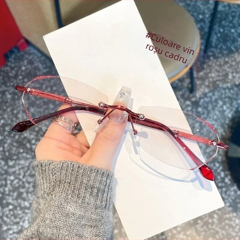 Ochelari presbiopici, lentile PC, anti-lumină albastră, fără ramă