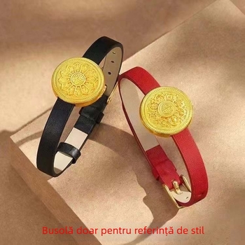 Brățară din cordon, ultra-subțire, lucrată manual, material Cortical, stil unisex și versatil, formă frunză sau zodie, lansare vara 2024