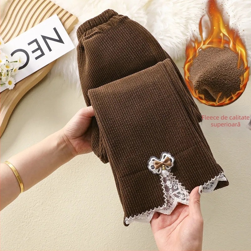 Pantaloni corduroy pentru copii, stil coreean, bumbac peste 95%, pentru vârsta 3–8 ani, primăvară și toamnă