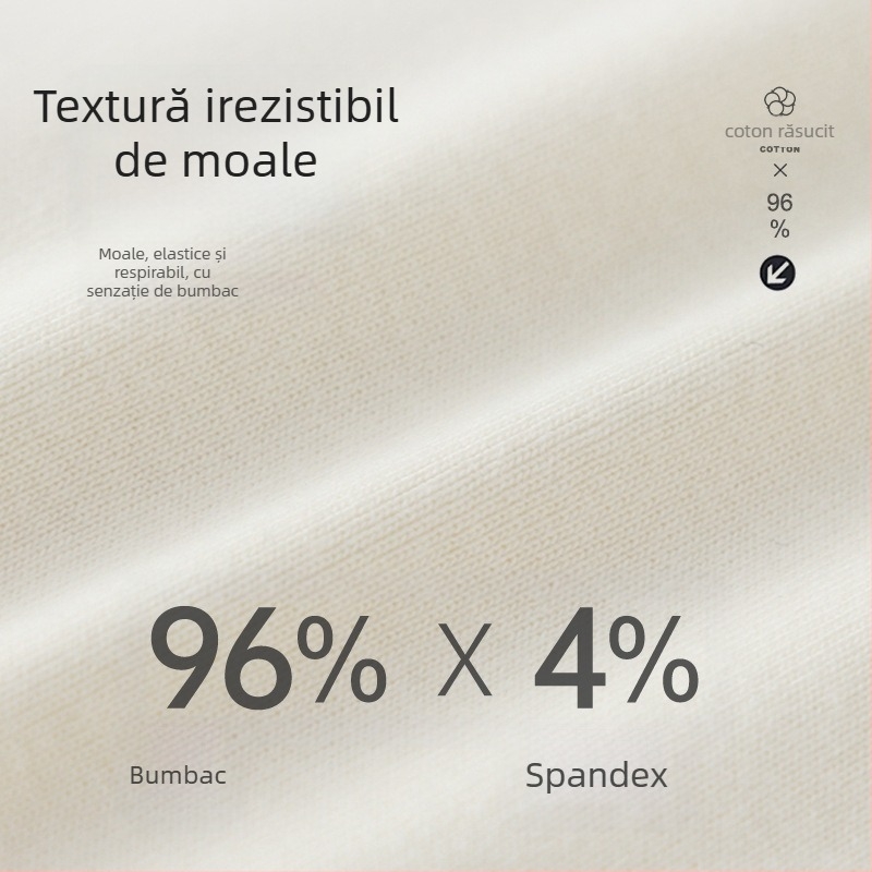 Colanți pentru fetițe, stil coreean, 96% bumbac, talie medie, finisaj moale, pentru sugari și copii mici