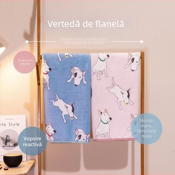 Pătură de bebeluș din flanel cu design desen animat, pentru patru anotimpuri, personalizare disponibilă, pentru nou-născuți până la 6 ani