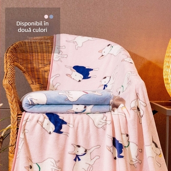 Pătură de bebeluș din flanel cu design desen animat, pentru patru anotimpuri, personalizare disponibilă, pentru nou-născuți până la 6 ani
