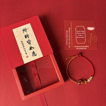 Brățară pentru femei însărcinate – tricotată manual din fir de bumbac, design original, brand Easy to get jewelry, Primăvara 2025