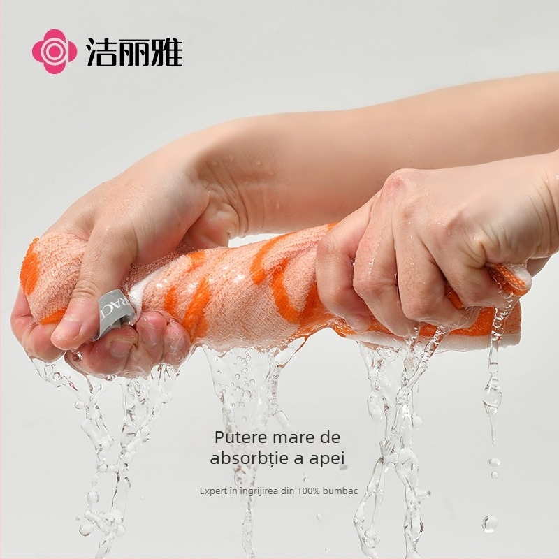 Prosop pentru copii din bumbac 100% pentru față și baie — moale, absorbant, prietenos cu pielea, greutate 50–80 g, fir 21s, Plain weave, W3612