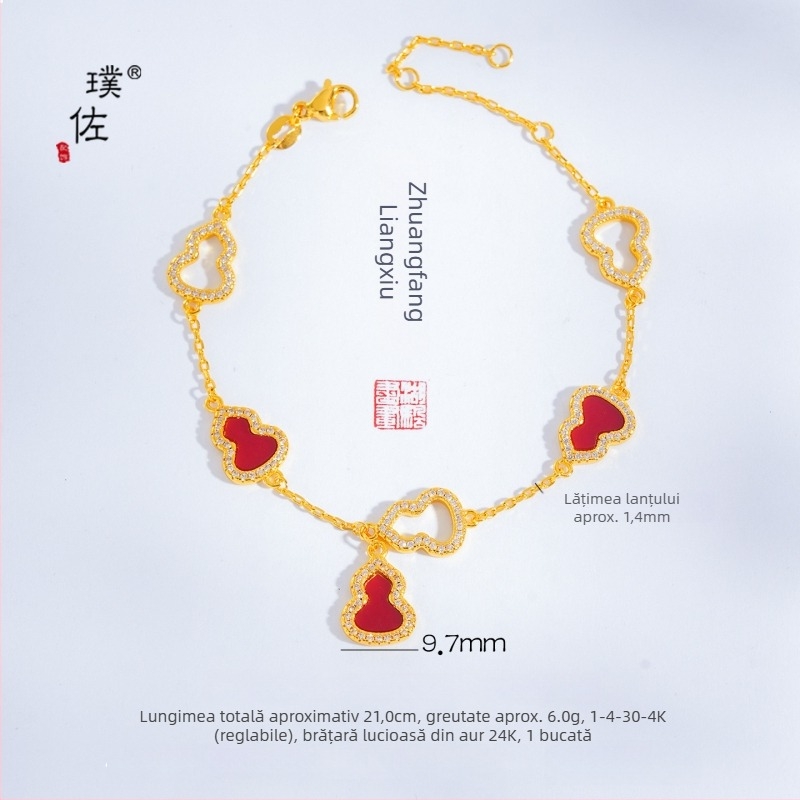 Brățară în formă de dovleac, cu diamante; cupru; finisaj electroplating; stil retro (retro literar); brand P·z accessories