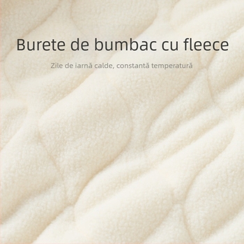 Geacă pentru copii din nylon, căptușită cu fleece, pentru 1-3 ani, decolteu în V
