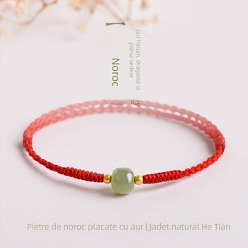 Brățară din sfoară, material șnur, stil feminin coreean, tricotat manual, brand Minsheng, origine Shanwei