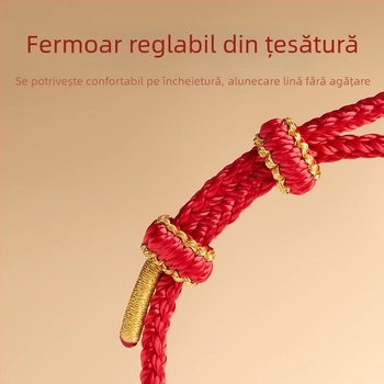 Brățară din șnur, țesută manual – stil etnic, unisex, DIY semi-finisă, toamna 2025