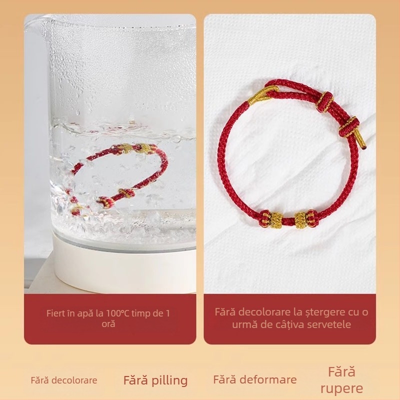 Brățară din șnur, țesută manual – stil etnic, unisex, DIY semi-finisă, toamna 2025