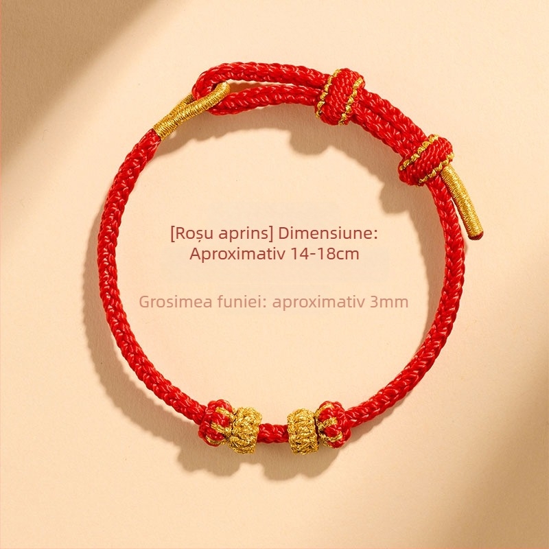 Brățară din șnur, țesută manual – stil etnic, unisex, DIY semi-finisă, toamna 2025