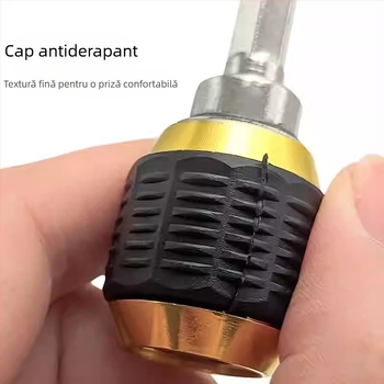 Adaptor hexagonal pentru schimb rapid – tijă de extensie pentru bormașină electrică, ax hexagonal, unealtă de demontare (1 set sau 2 seturi)