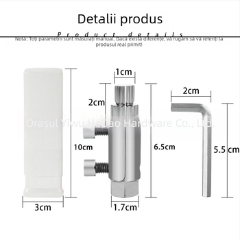Hedaohardware Set de unelte demontare – 5 piese, extractoare universale pentru filete la robinete și țevi, materiale PP/TPR/oțel carbon