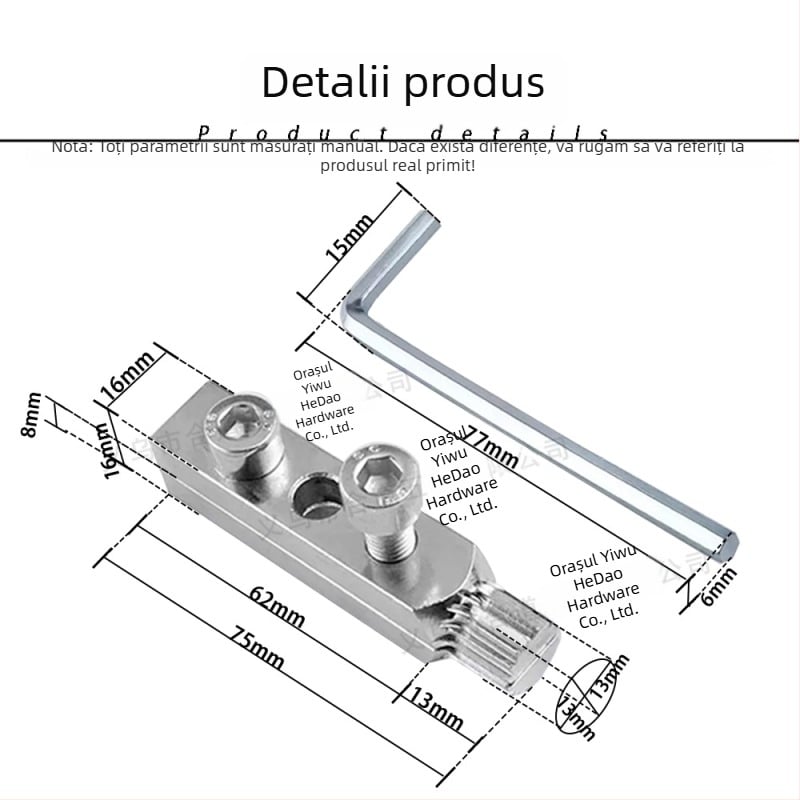Hedaohardware Set de unelte demontare – 5 piese, extractoare universale pentru filete la robinete și țevi, materiale PP/TPR/oțel carbon