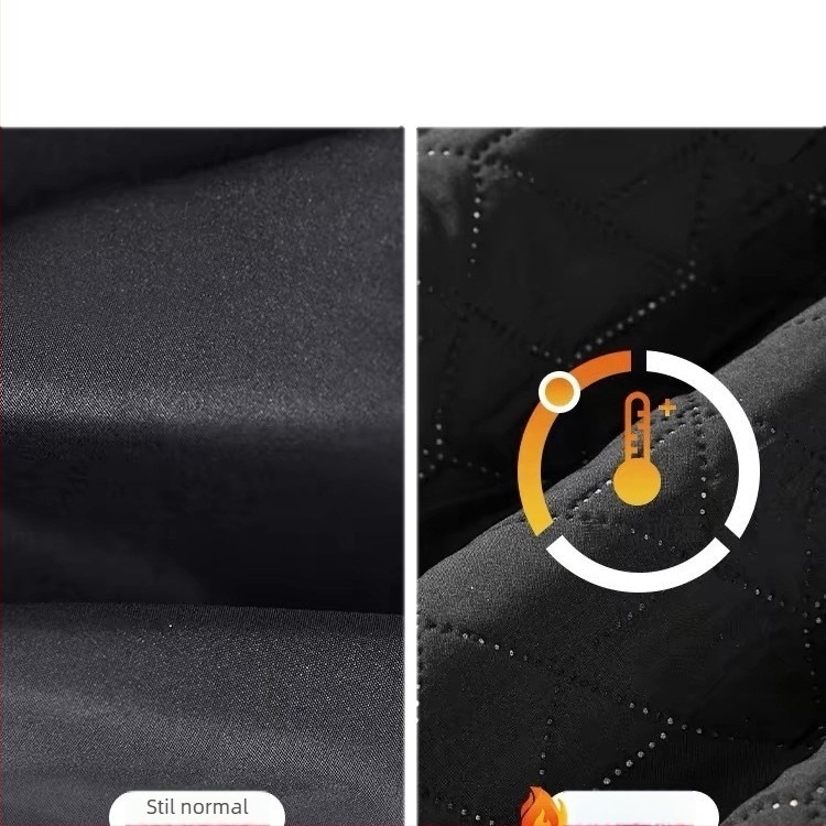 Geacă bărbătească cu guler înalt și fermoar – croială slim, material rezistent la uzură, buzunare laterale