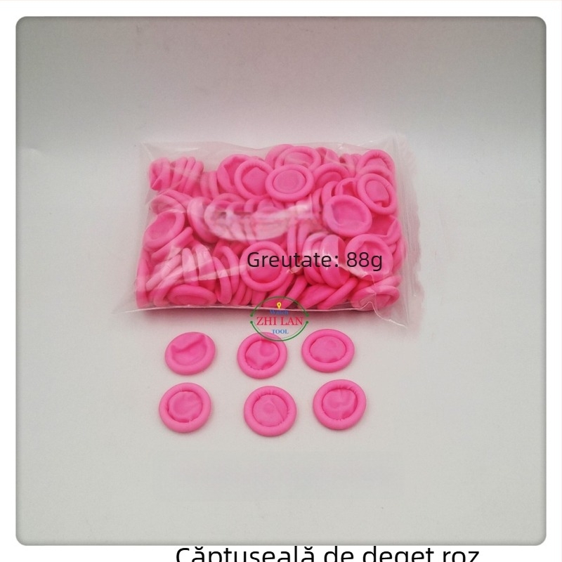 Coturi pentru degete pentru repararea ceasurilor, din cauciuc, kit cu aproximativ 600 pungi mari și 150 pungi mici, pentru unelte de ceasuri, utilizare casnică