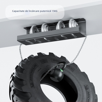 Raft de gestionare a cablurilor sub birou - Fier, Depozitare pentru suport de flori, Organizator rezistent la praf