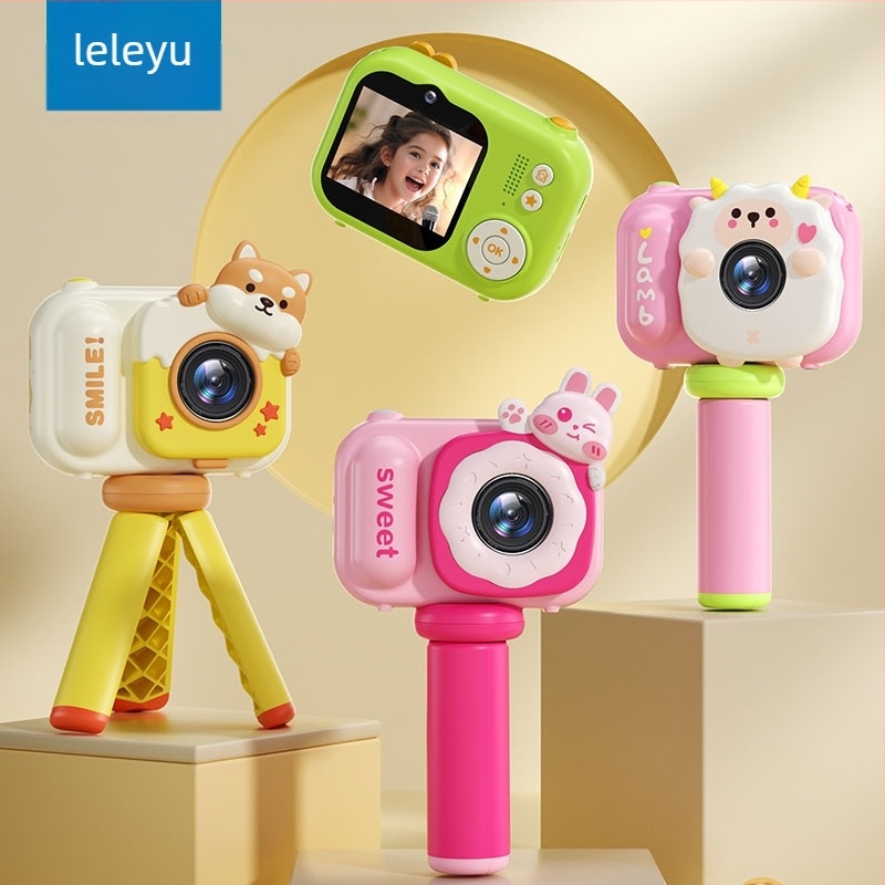 Camera pentru copii Lelefish – funcții de joacă în casă și fotografiere – corp din plastic, pentru copii 4–6 ani