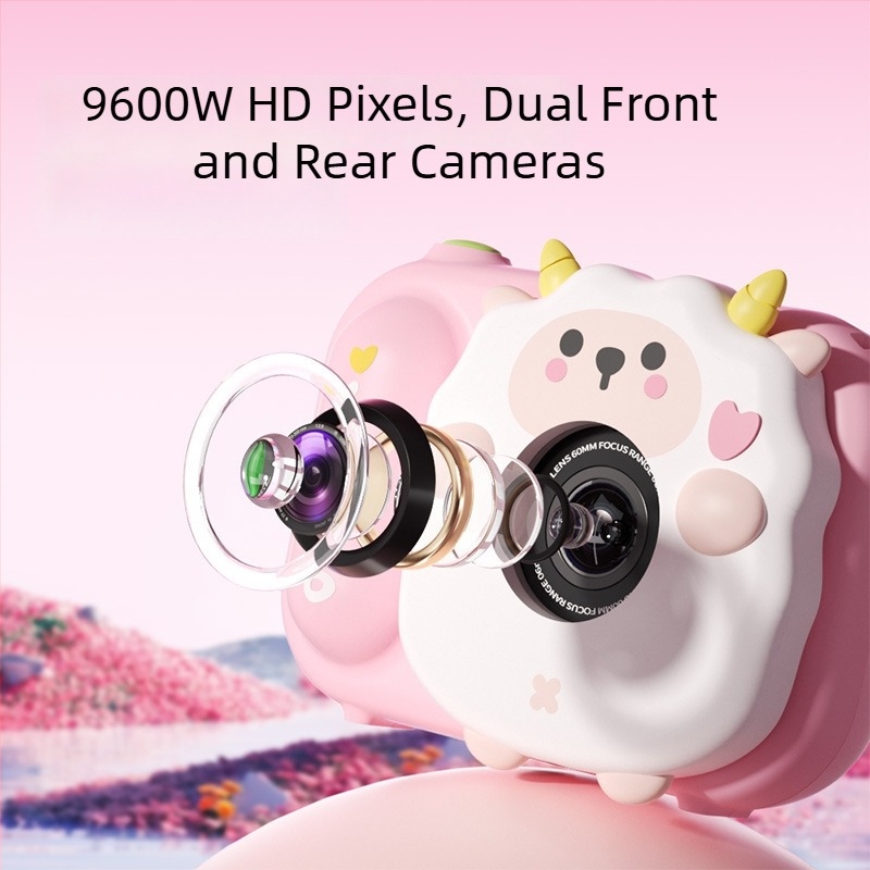 Camera pentru copii Lelefish – funcții de joacă în casă și fotografiere – corp din plastic, pentru copii 4–6 ani