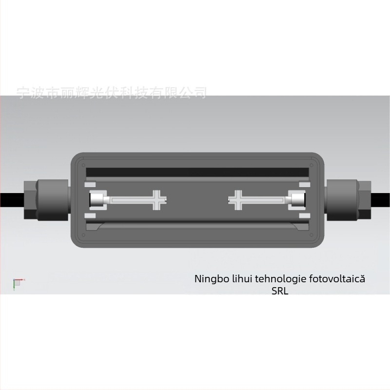 Cutie de conectare fotovoltaică cu formă în bandă, etanșare cu inel, rezistentă la apă, ușoară pentru exterior