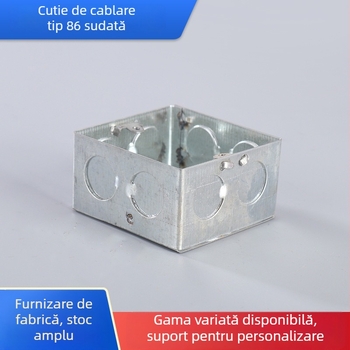 Cutie de distribuție din metal sudată, tip 86 (H40/H50), pentru montaj încastrat/ascuns